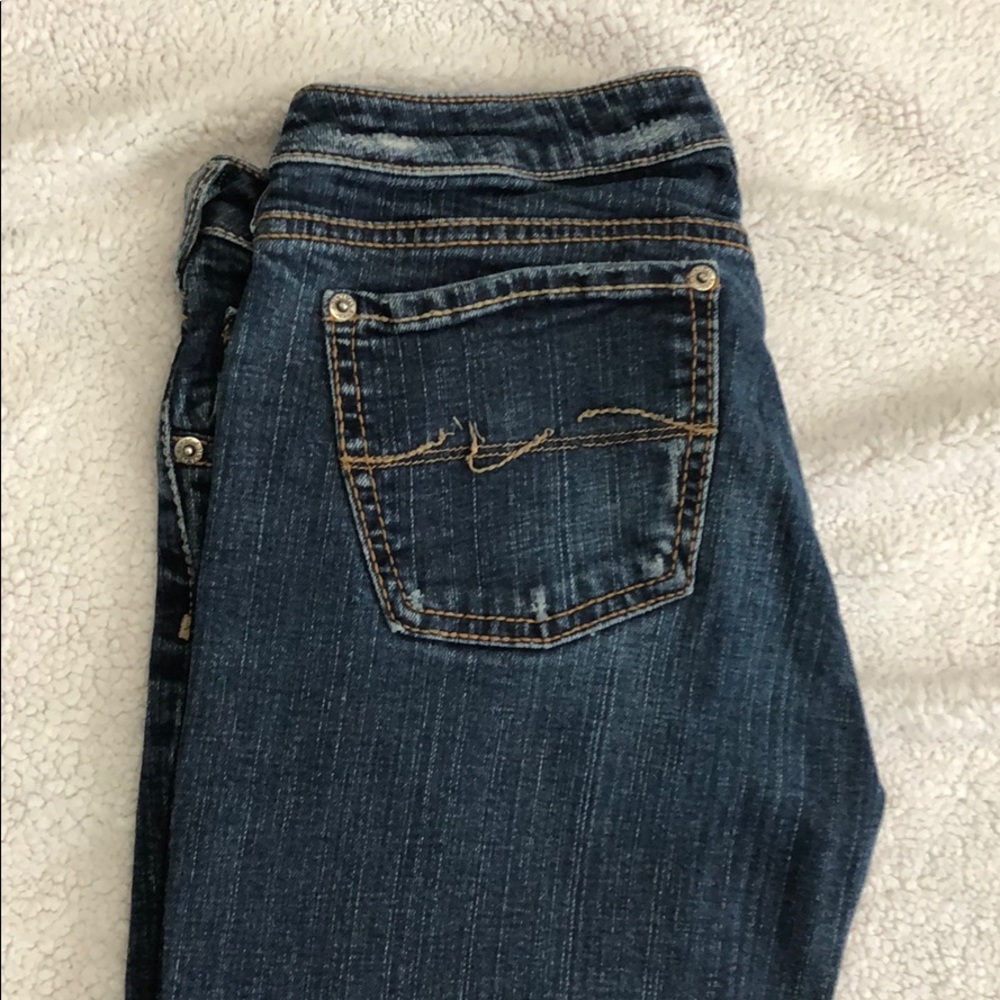 Dark Wash straight Leg Jeans